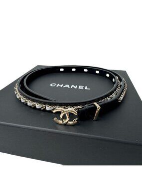 Chanel Vintage Double Strand Belt 36\